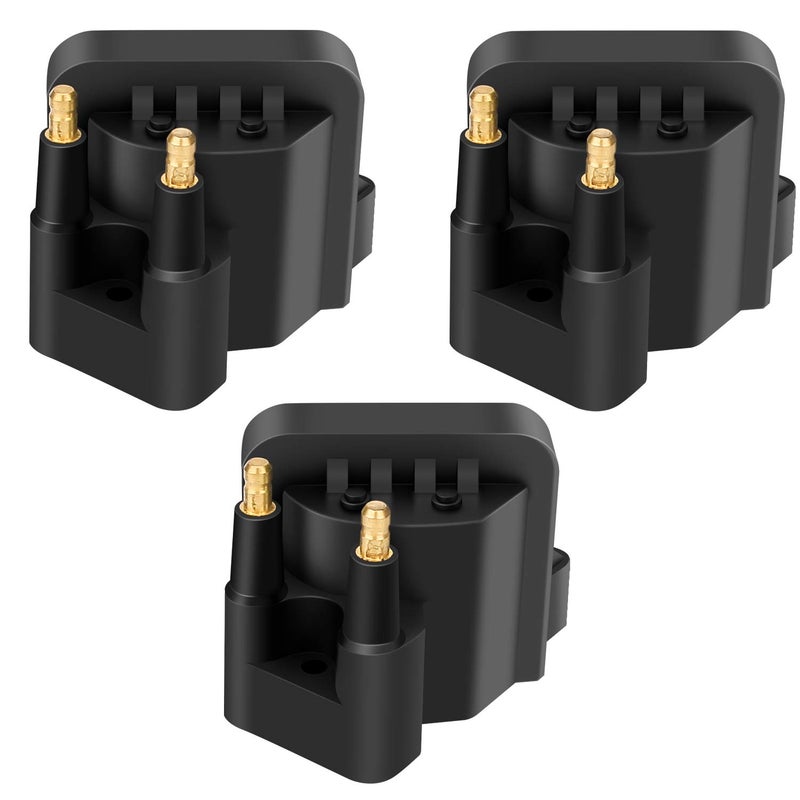 IRONTEK C849 Ignition Coils [Pack of 3] Fit for Chevrolet Impala/Beretta/Malibu, for Buick Century/Skylark/Regal, for Oldsmobile Pontiac Cadillac C849 DR39 5C1058 E530C D555 C695 3.8L 3.4L - Image 1